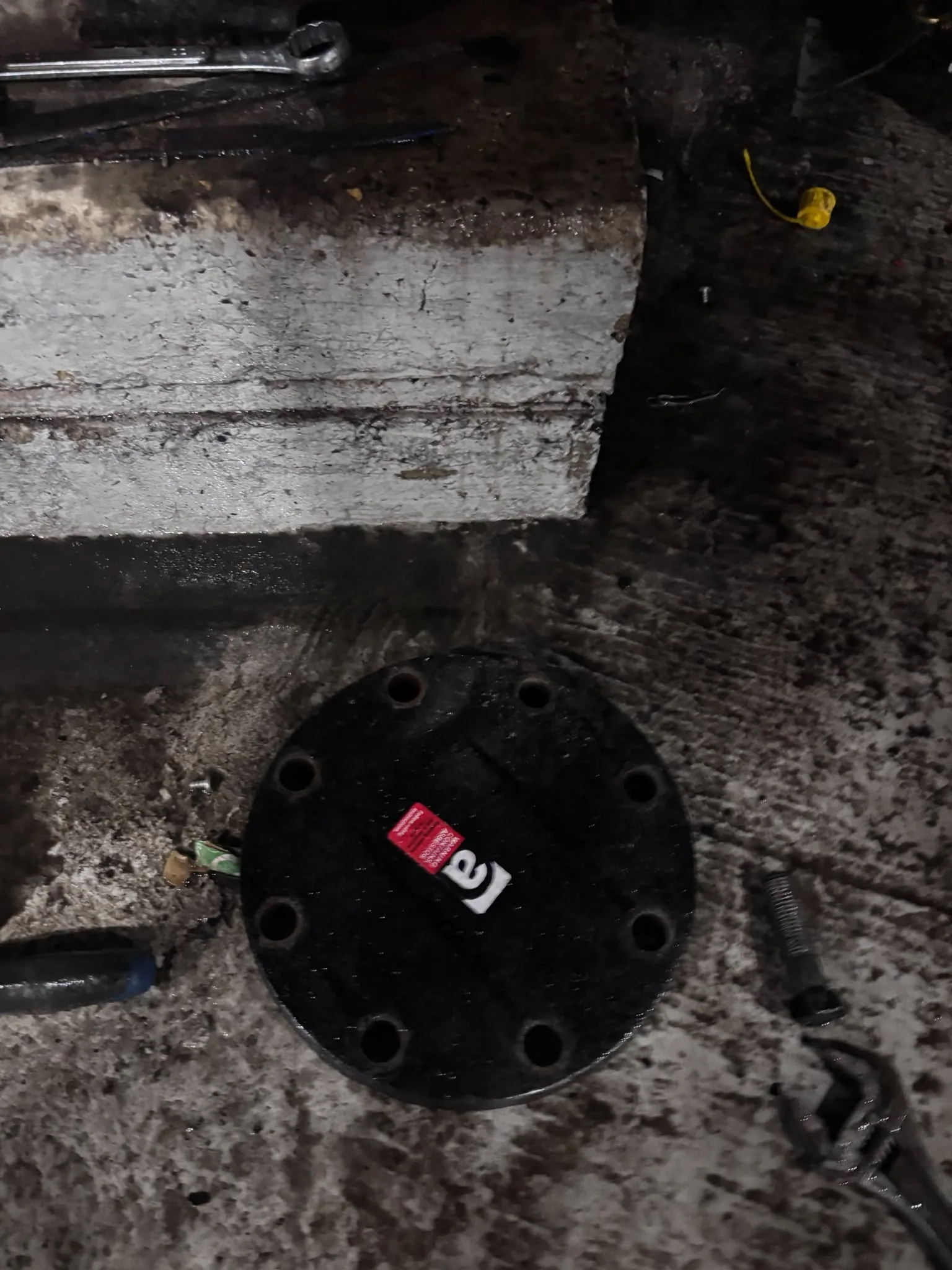Artex scraping from a concrete ceiling during Kensal Green refurbishment